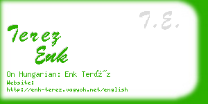 terez enk business card